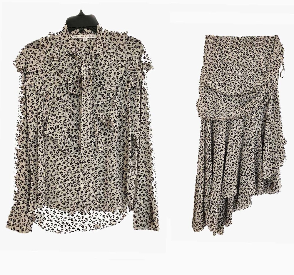 Veronica Beard Seville Blouse & Skirt Set Price Drop